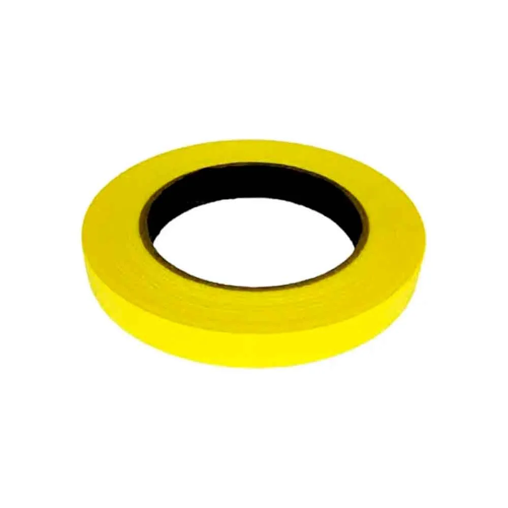 Fita Crepe Adere 24x40m Automotiva Amarela